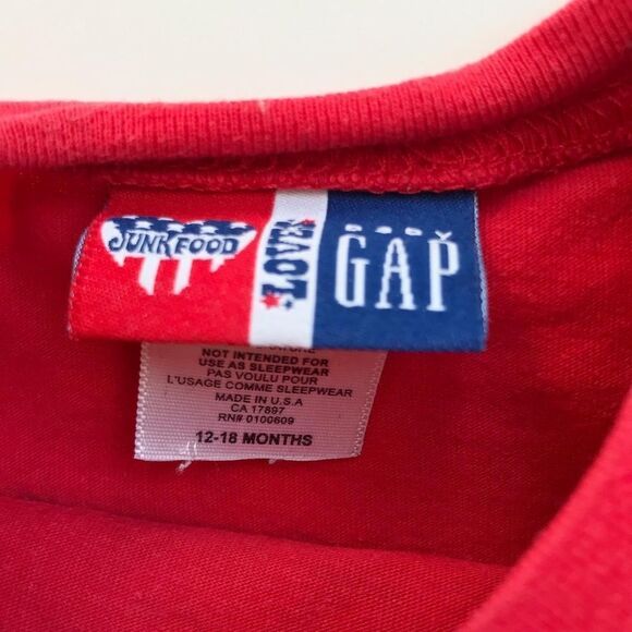 Babygap x Junkfood Mr. Mischief tee shirt EUC 12-18 months - Picture 4 of 5